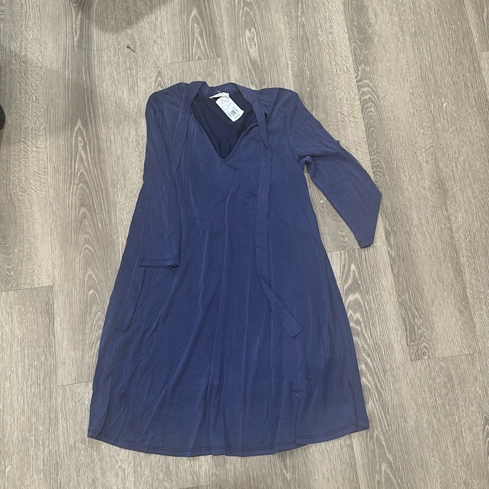 Purple Tie Neck dress
